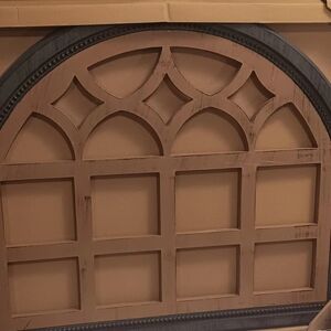 Arched Window Frame Wall Decor